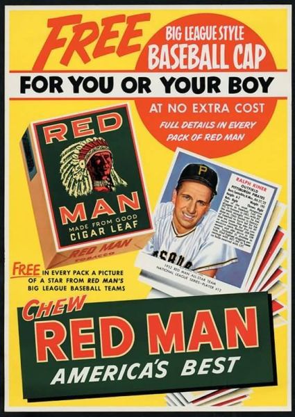 1952 Red Man Kiner